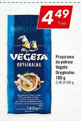 Przyprawa do potraw Vegeta Oryginalna promocja w LEWIATAN