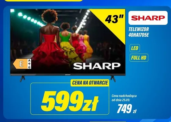 Telewizor SHARP 40HA1705E 43" LED FULL HD promocja w RTV EURO AGD