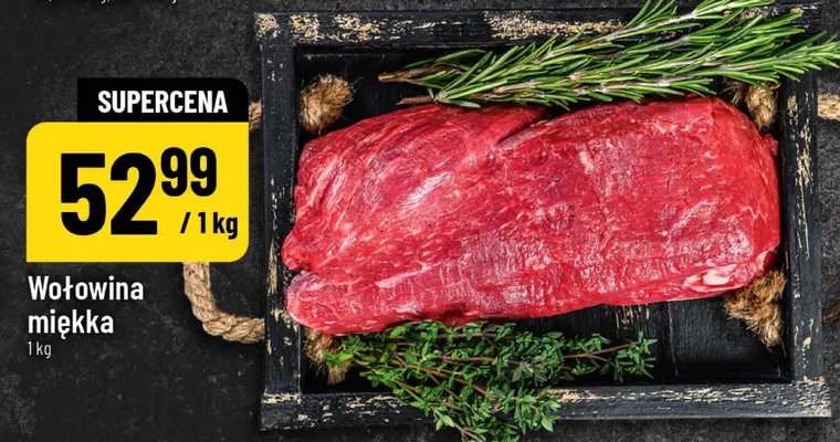 Wołowina miękka promocja w POLOmarket