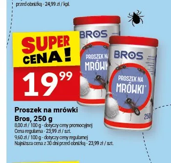 Proszek na mrówki Bros promocja w Twój Market