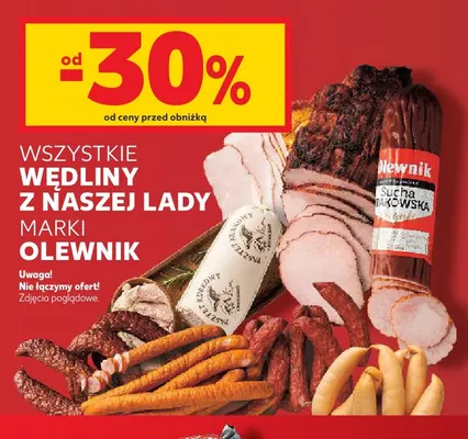 Wędliny z naszej lady marki Olewnik promocja w Kaufland