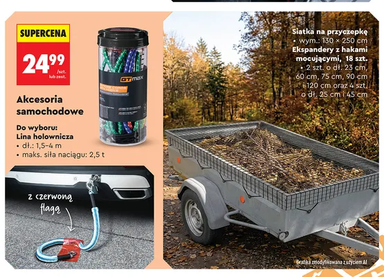 Ekspandery z hakami mocującymi 18 szt. Gt Max promocja w Biedronka