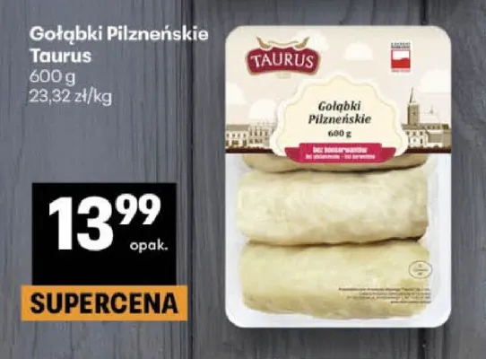 Gołąbki Pilzneńskie Taurus promocja w Delikatesy Centrum
