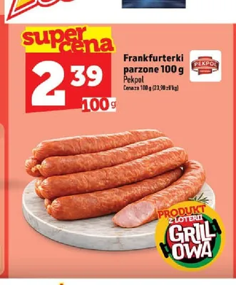 Frankfurterki parzone Pekpol promocja w TOPAZ