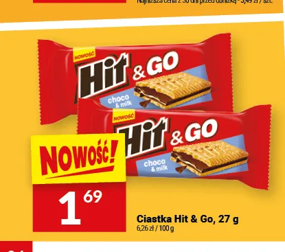 Ciastka Hit & Go promocja w Twój Market