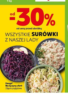 Surówki z naszej lady promocja w Kaufland
