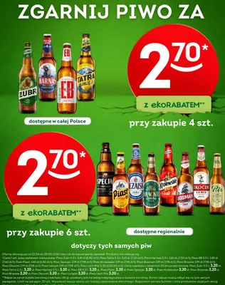 Piwo Harnaś 0.5l promocja w Żabka
