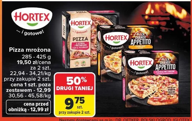 Pizza mrożona różne rodzaje promocja w Carrefour Market