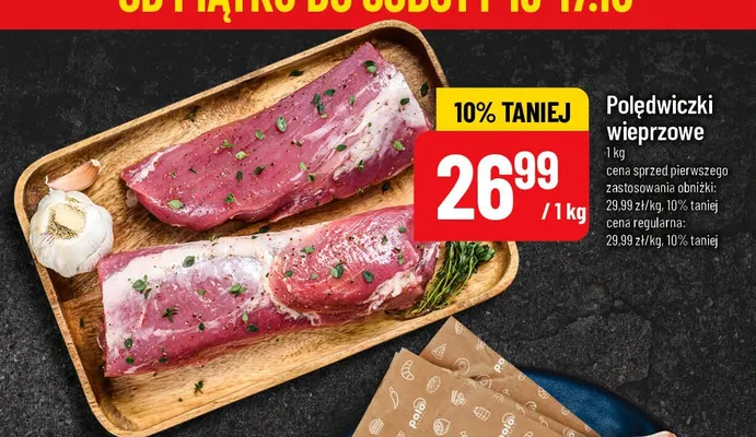 Polędwiczki wieprzowe promocja w POLOmarket