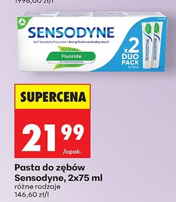 Pasta do zębów Fluoride różne rodzaje promocja w Biedronka