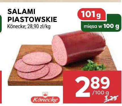Salami piastowskie promocja w Stokrotka