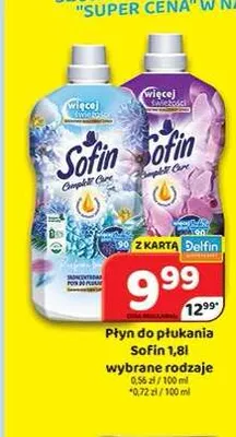 Płyn do płukania Sofin Complete Care promocja w Delfin