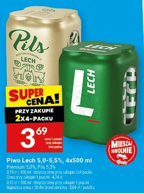 Piwo Lech promocja w Twój Market