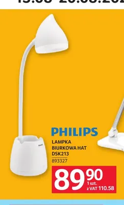 Lampka biurkowa Philips Hat DSK213 promocja w Selgros