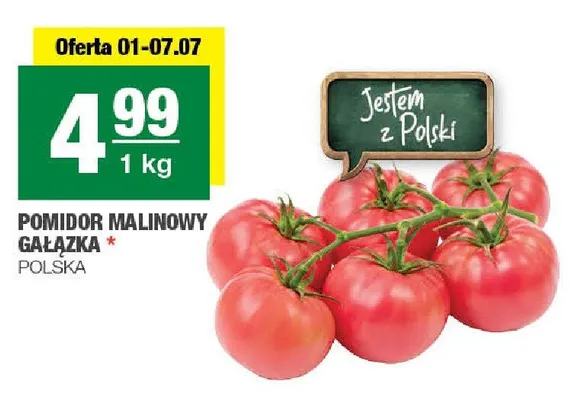 Pomidor malinowy gałązka promocja w SPAR