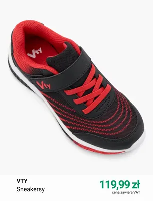 Sneakersy Vty promocja w Deichmann
