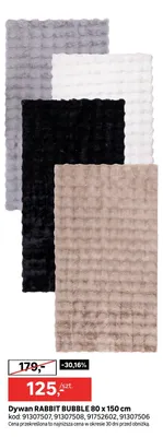 Dywan Rabbit Bubble 80 x 150 cm promocja w Leroy Merlin