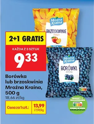 Borówka promocja w Biedronka
