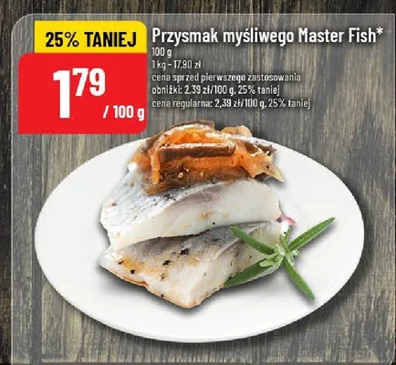 Przysmak myśliwego Master Fish promocja w POLOmarket