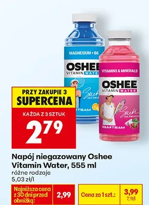 Napój niegazowany Vitamin Water różne rodzaje promocja w Biedronka
