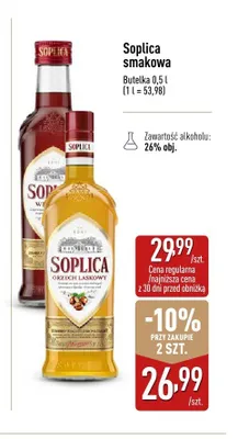 Likier Soplica Wiśniowa promocja w Aldi