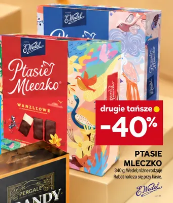 Ptasie Mleczko E.Wedel promocja w Stokrotka