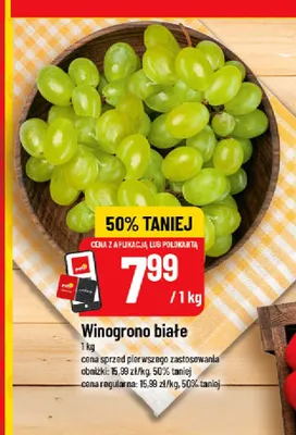 Winogrono białe promocja w POLOmarket