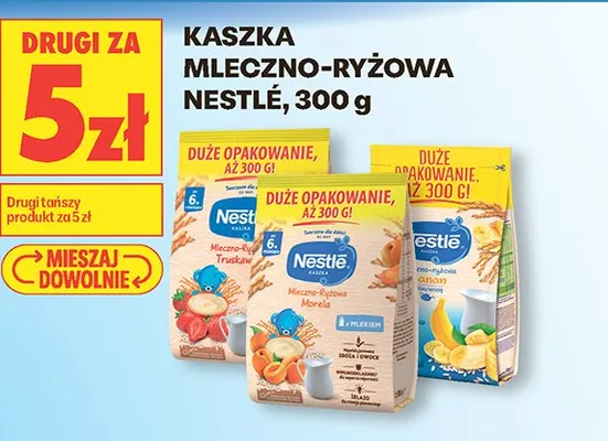 Kaszka mleczno-ryżowa Nestlé 300g promocja w Biedronka