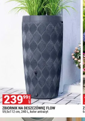 Zbiornik na deszczówkę Flow 240 l promocja w Merkury Market