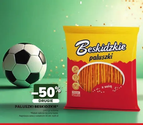 Paluszki solone Beskidzkie promocja w Stokrotka