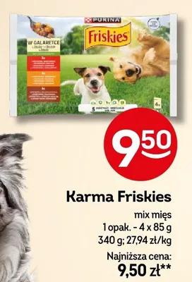 Karma Friskies mix mięs 4-pak 85 g promocja w Żabka