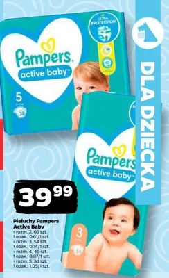 Pieluchy Active Baby promocja w Netto