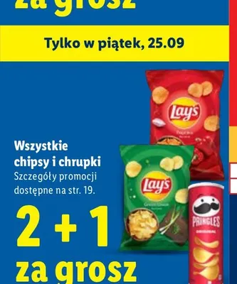 Chipsy i chrupki promocja w Lidl