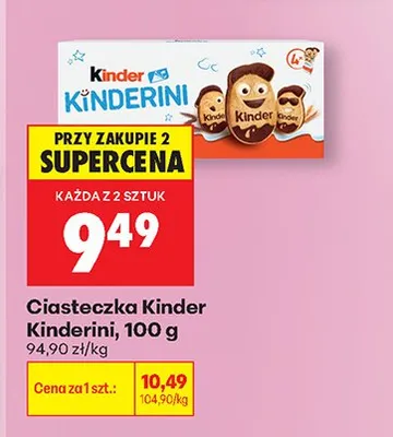 Ciasteczka Kinderini promocja w Biedronka