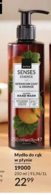 Mydło do rąk w płynie Avon Senses Essence Geranium Leaf & Orange promocja w AVON