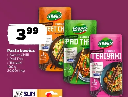 Pasta Łowicz Sweet Chilli promocja w Netto