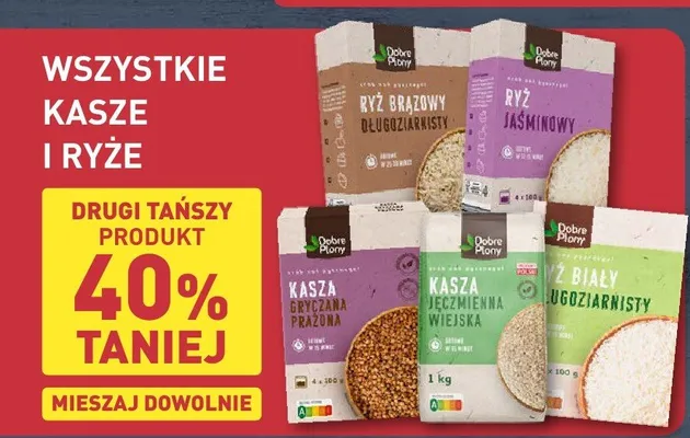 Kasza i ryż Dobre Plony promocja w Aldi
