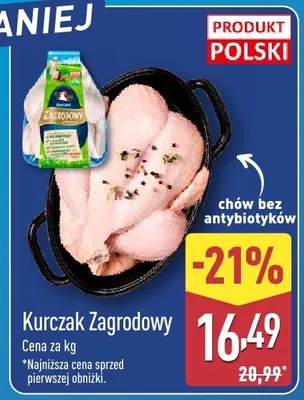 Kurczak Zagrodowy promocja w Aldi