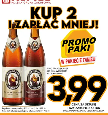 Piwo Franziskaner Dunkel promocja w Kupiec