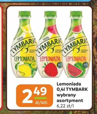 Lemoniada Tymbark cytrynowo-malinowa promocja w Społem Częstochowa