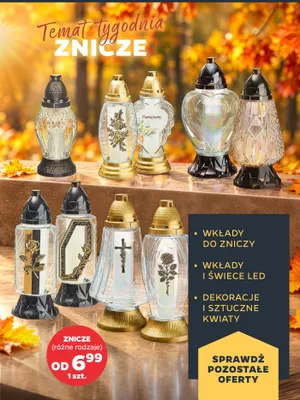 Znicze promocja w Netto