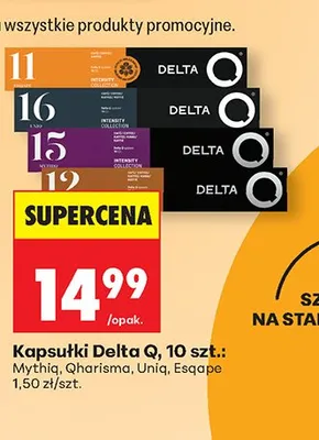 Kapsułki Delta Q Uniq promocja w Biedronka