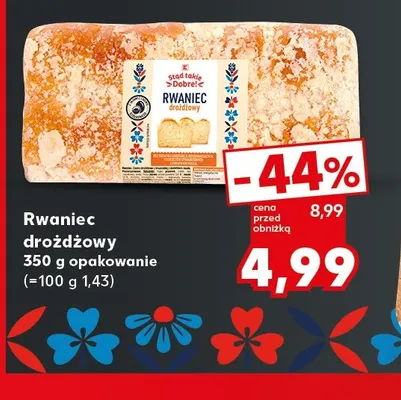 Rwaniec drożdżowy Stąd takie Dobre! promocja w Kaufland