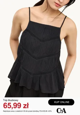Top bluzkowy C&A promocja w C&A