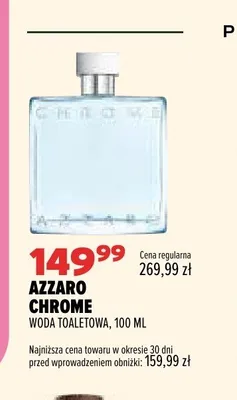 Woda toaletowa Azzaro Chrome promocja w Drogerie Natura