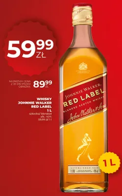 Whisky Johnnie Walker Red Label promocja w Duży Ben