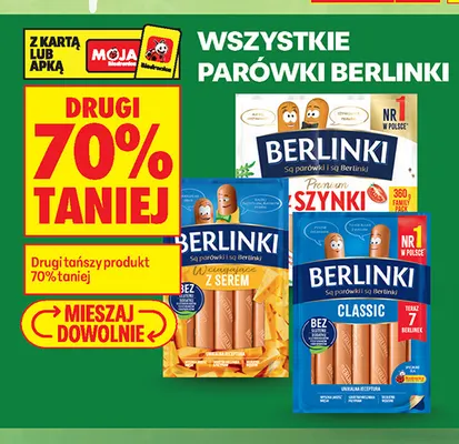 Parówki Berlinki promocja w Biedronka