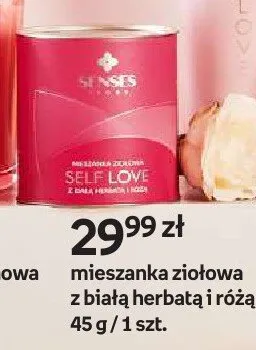 Mieszanka ziołowa z białą herbatą i różą Senses Story promocja w Empik