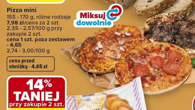 Pizza mini promocja w Carrefour