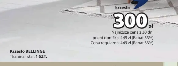 Krzesło Bellinge promocja w Jysk